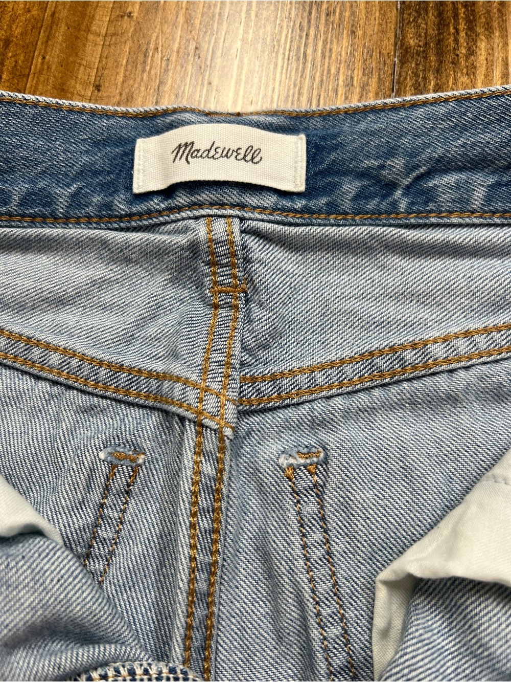 Madewell The Ultimate Wide-Leg Jean Airy Denim in Raebrook Wash Size 23 - Picture 14 of 16